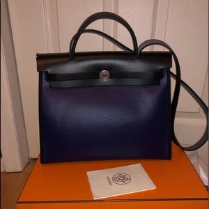 Hermès Herbag —Coated Canvas